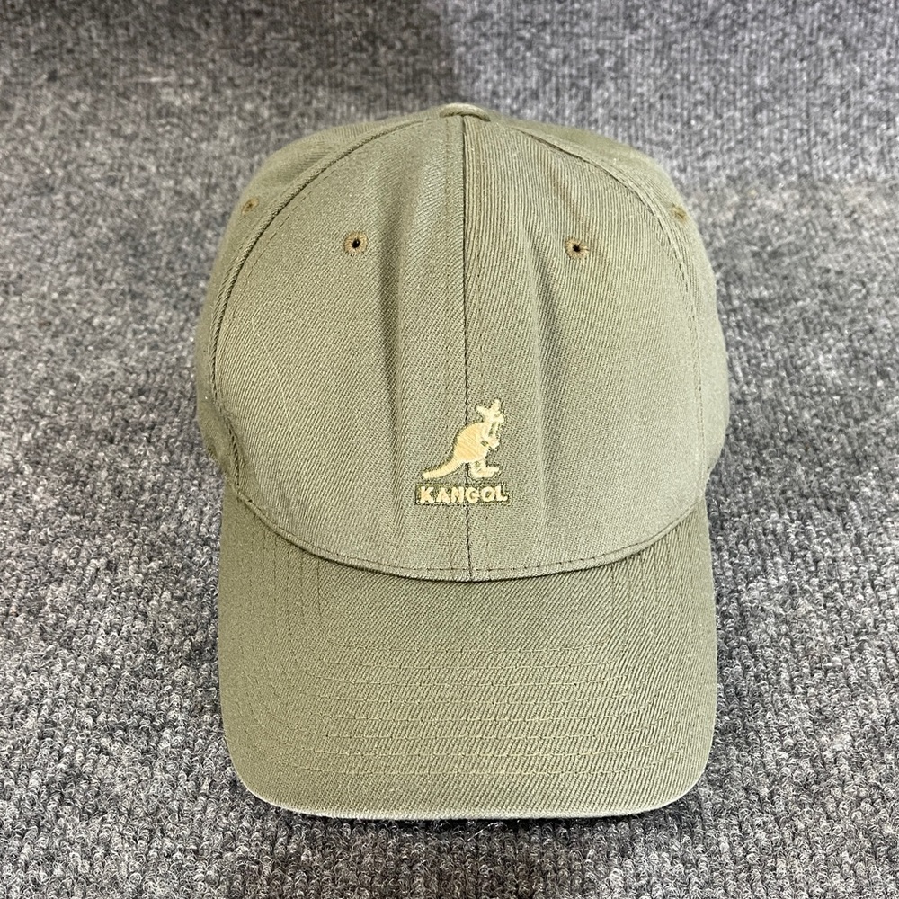 * Kangol blue Men's  Green Army FlexFit Baseball Cap Sz L/XL